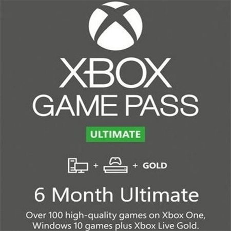 خرید کارت گیم پس آلتیمیت ایکس باکس 6 ماهه XBOX GAME PASS Ultimate 6 Month